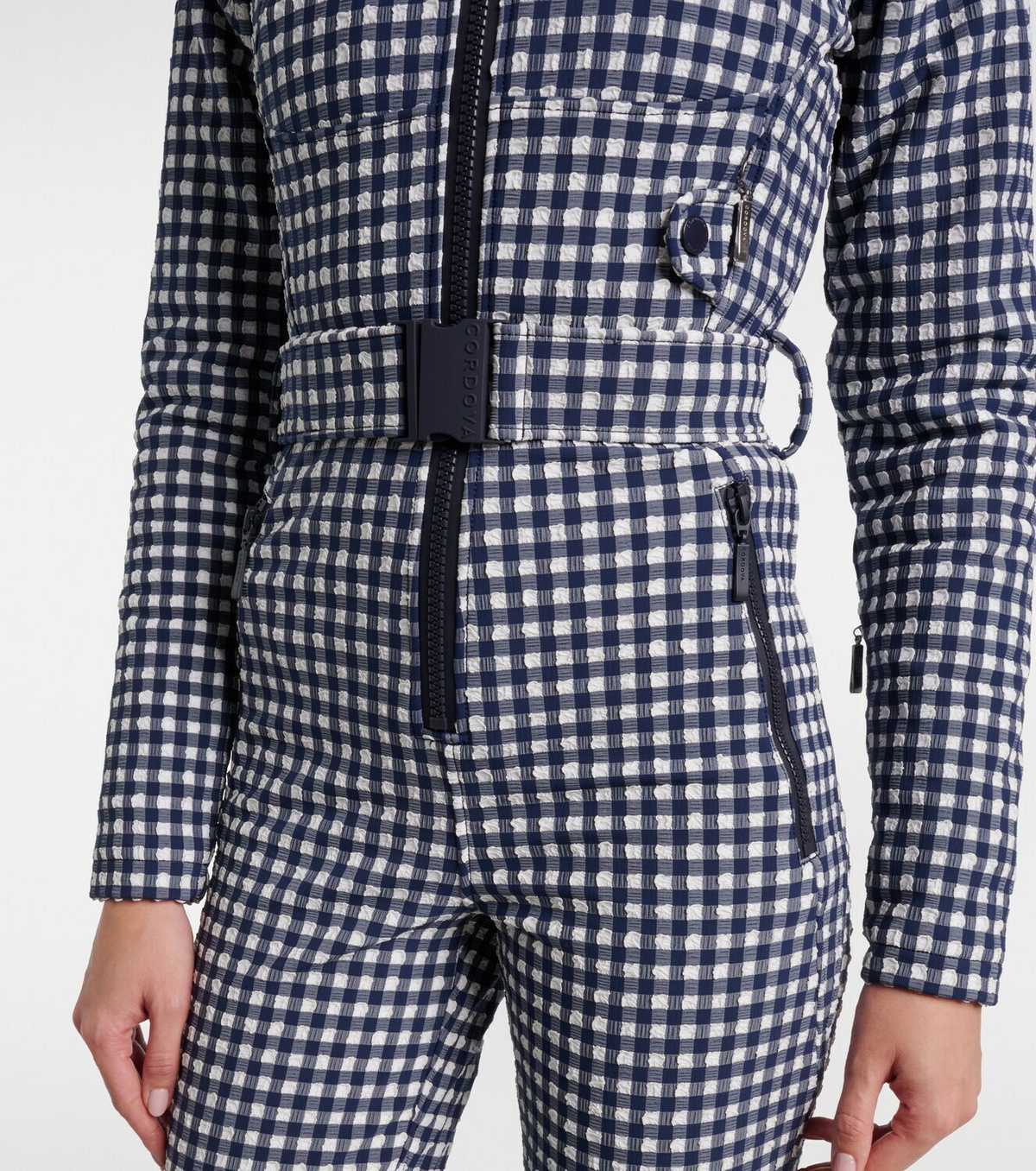 Cordova Chatel checked ski suit