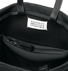 Maison Margiela - Leather-Trimmed Logo-Appliquéd Neoprene Tote Bag - Black