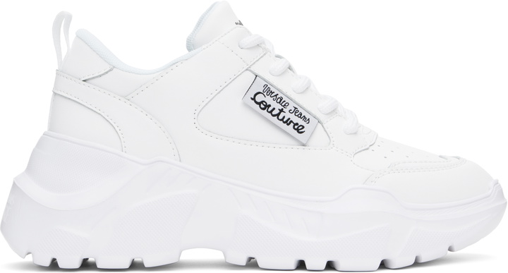 Photo: Versace Jeans Couture White Speedtrack Sneakers