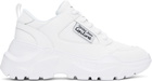 Versace Jeans Couture White Speedtrack Sneakers