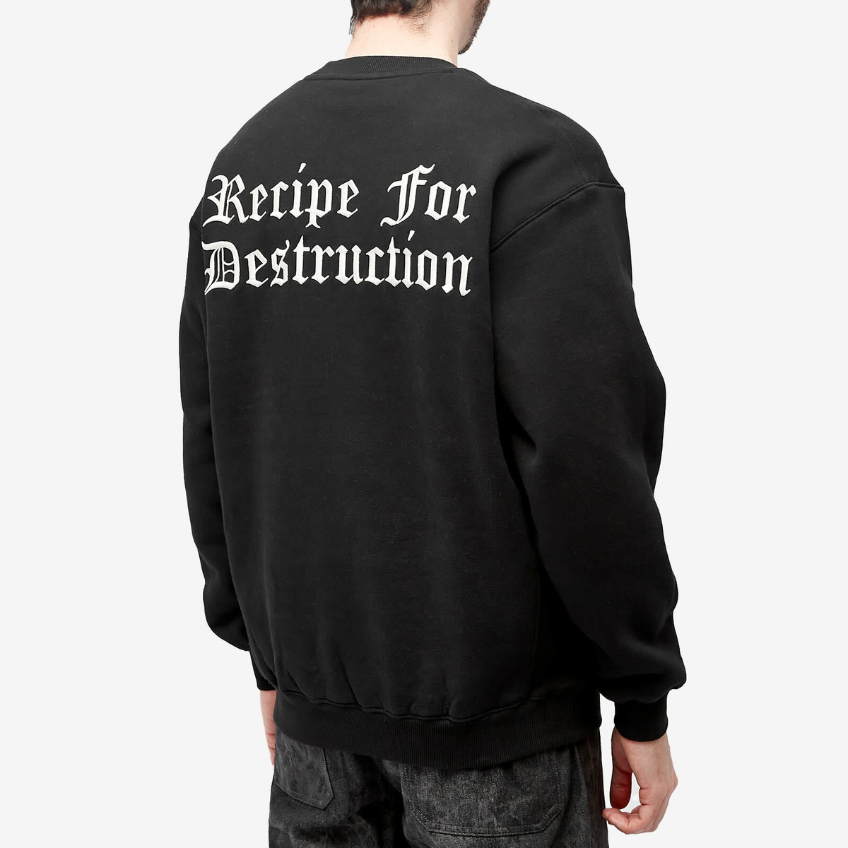 Pleasures Men's Recipe Crew Sweat in Black