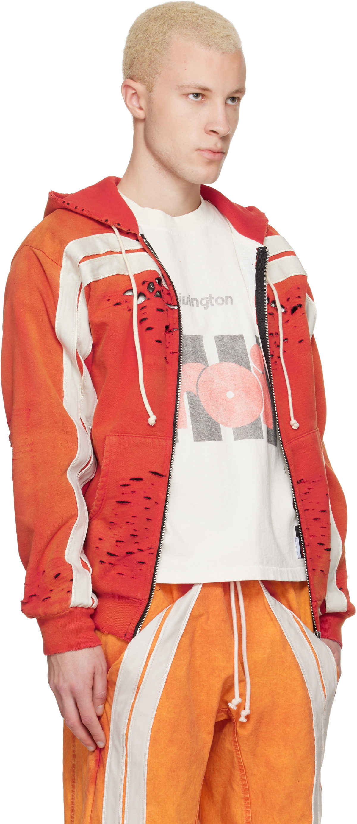 Rivington Roi Rebis Orange Apocrypha Pious Zip Hoodie
