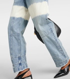 Jil Sander Distressed wide-leg jeans