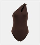 Bottega Veneta - One-shoulder cutout swimsuit