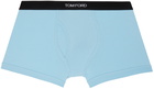 TOM FORD Blue Stretch Boxer Briefs