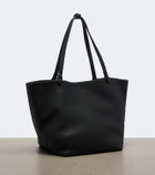 The Row Park Tote Three leather shopper