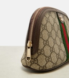 Gucci Ophidia Small leather-trimmed makeup bag