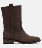 Aquazzura Cavalière suede ankle boots