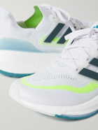ADIDAS SPORT - Ultraboost Light Rubber-Trimmed PRIMEKNIT Running Sneakers - White
