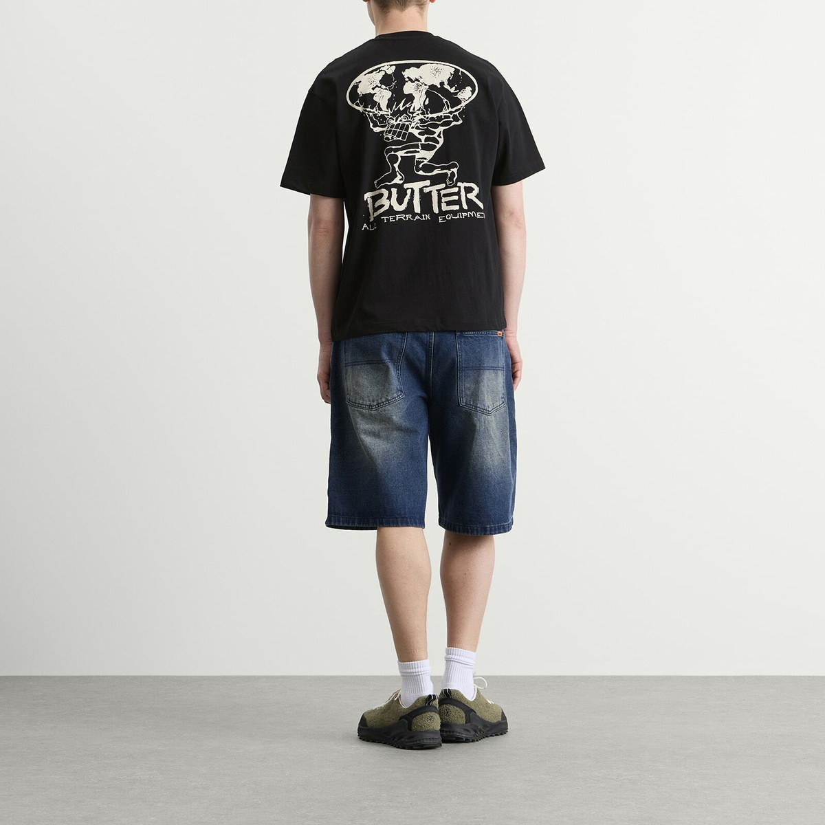 Butter Goods Men's Terrain T-Shirt in Black