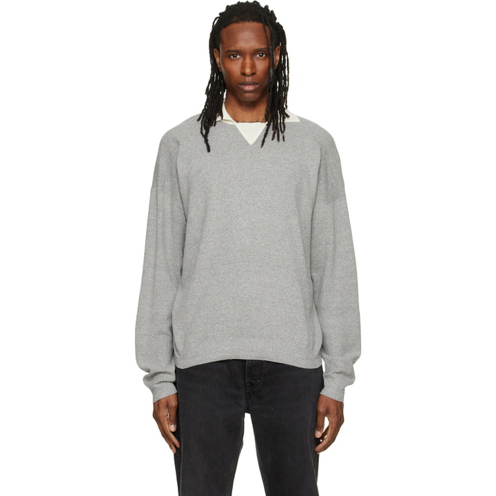 Photo: Calvin Klein Collection Gray Desmond Polo