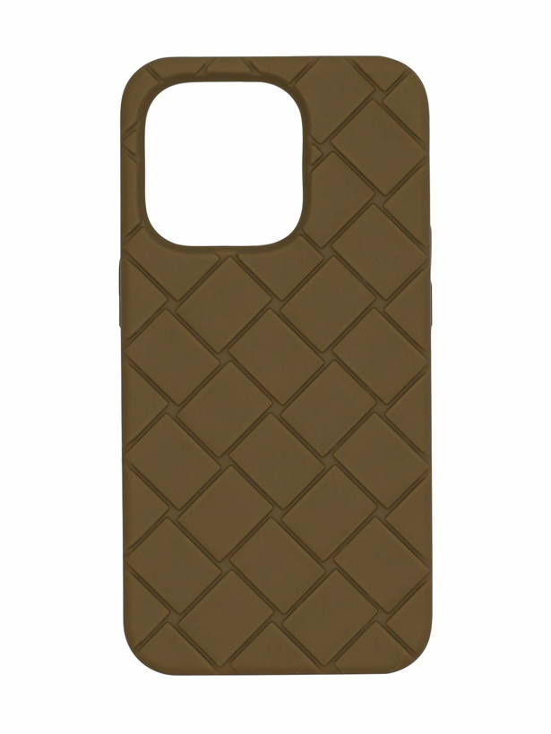 Photo: BOTTEGA VENETA - Intreccio Silicone Iphone 14 Pro Case