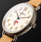 Bell & Ross - WW1-92 45mm Steel and Leather Watch, Ref. No. BRWW192-GUYNEMER - Neutrals