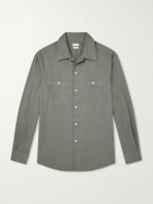 Brunello Cucinelli - Cotton-Twill Shirt - Green