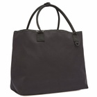 and wander Men's PE/CO Tote Bag in Black 