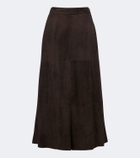 'S Max Mara Suede midi skirt