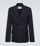 Ami Paris Double-breasted virgin wool blazer