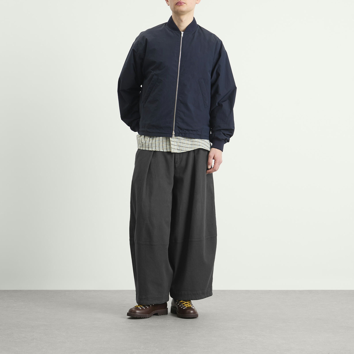 YMC Men's Technical Basement Bomber Jacket in Navy