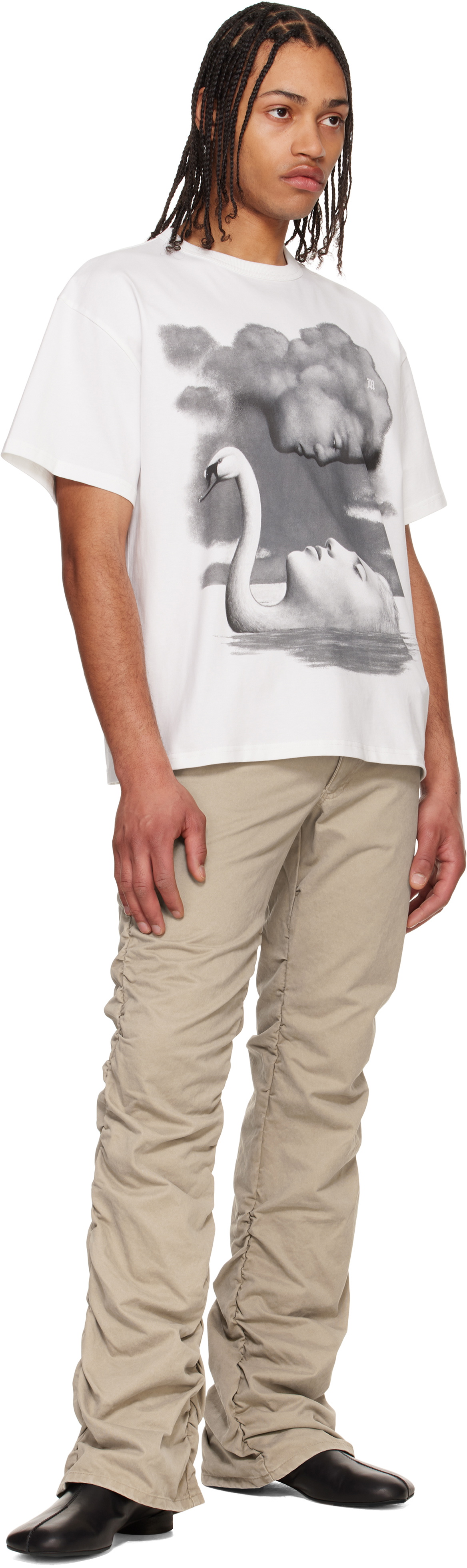 MISBHV White La Donna Del Lago T-shirt