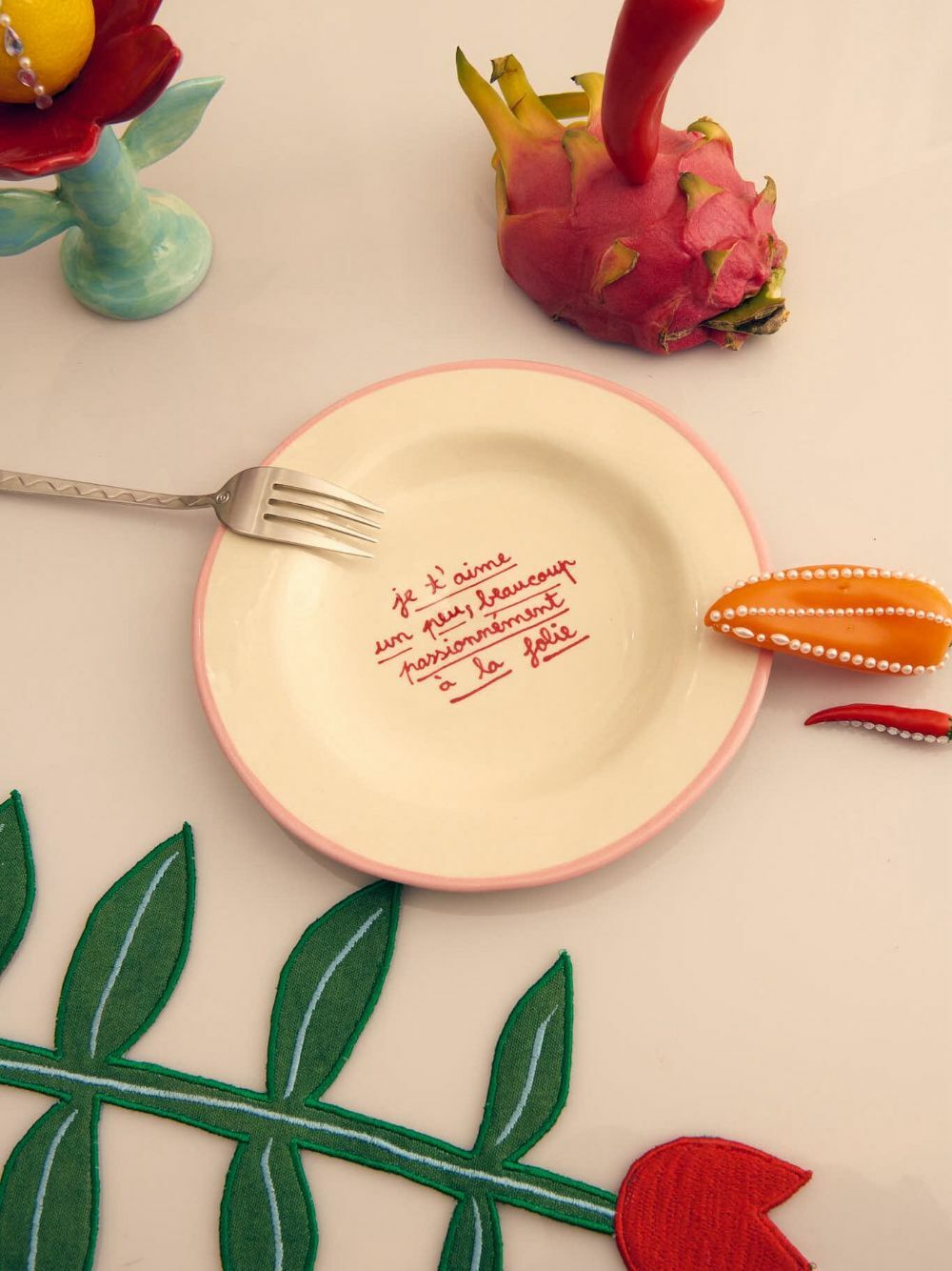LAETITIA ROUGET I Like You Plate (20cm)