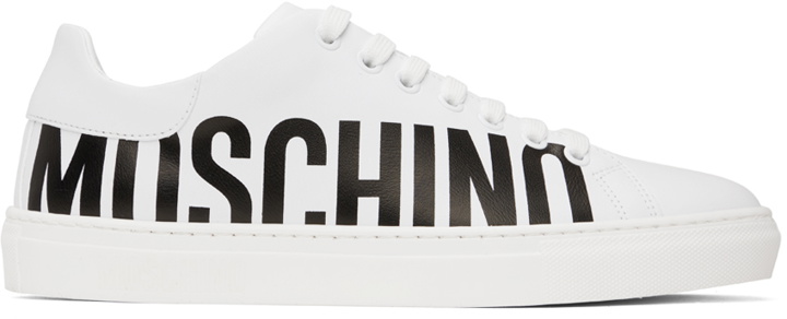 Photo: Moschino White Serena Sneakers