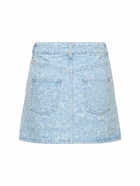 RABANNE Denim Mini Skirt