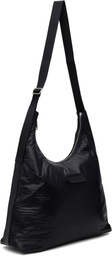 MM6 Maison Margiela Black Crunched Nylon Shoulder Bag