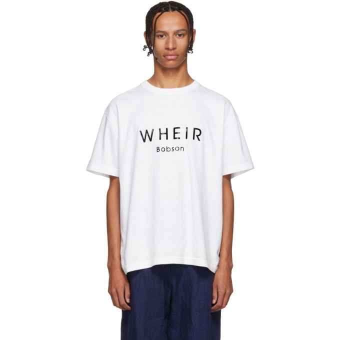 Photo: Wheir Bobson White Logo T-Shirt