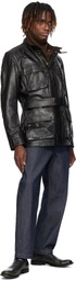 Belstaff Black Legacy Trialmaster Panther Leather Jacket