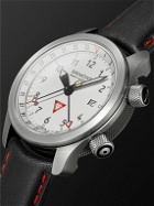 Bremont - MBIII 10th Anniversary Limited Edition Automatic GMT 43mm Stainless Steel and Leather Watch, Ref. MBIII-WH-LE