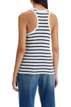 JEAN PAUL GAULTIER striped sailor tank top White