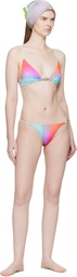 Casablanca Multicolor Glass Gradient Bikini Bottom