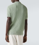 Polo Ralph Lauren Cable-knit cotton polo shirt