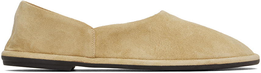 The Row Beige Canal Slip On Loafers The Row display picture 1
