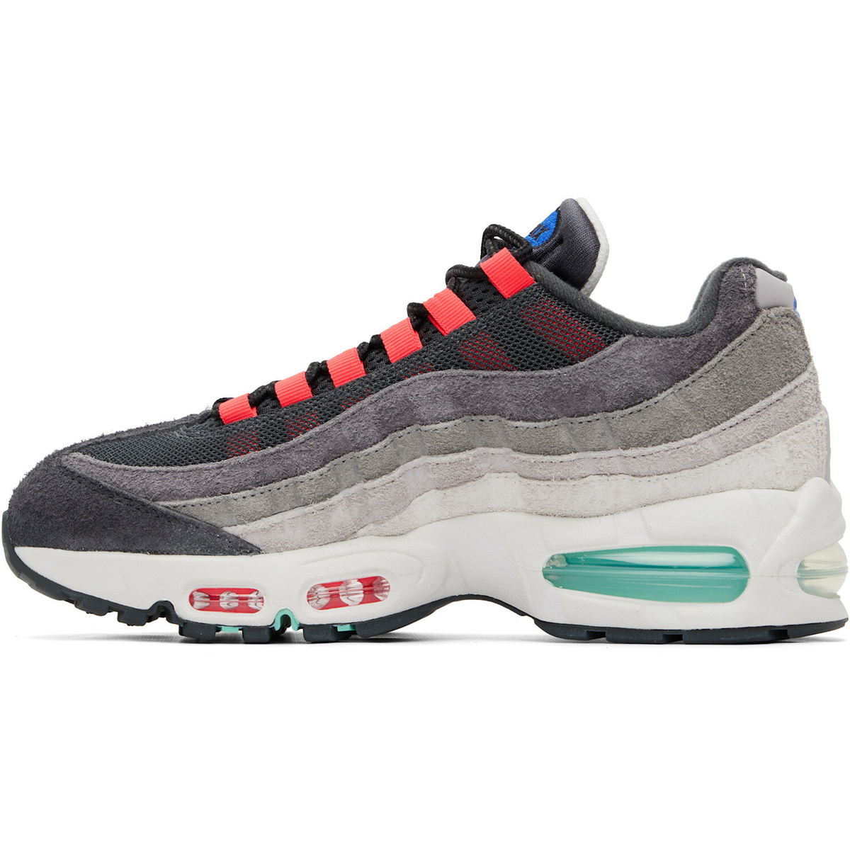 Nike Gray Air Max 95 Big Bubble Sneakers