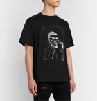 424 - Printed Cotton-Jersey T-Shirt - Black