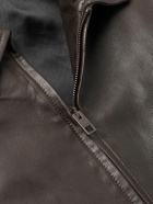 Nili Lotan - Majorca Leather Jacket - Brown