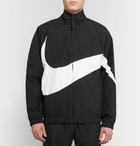 Nike - Logo-Print Nylon Track Jacket - Men - Black