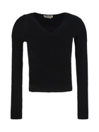 Alexander Mcqueen Ribbed Knitwear Top