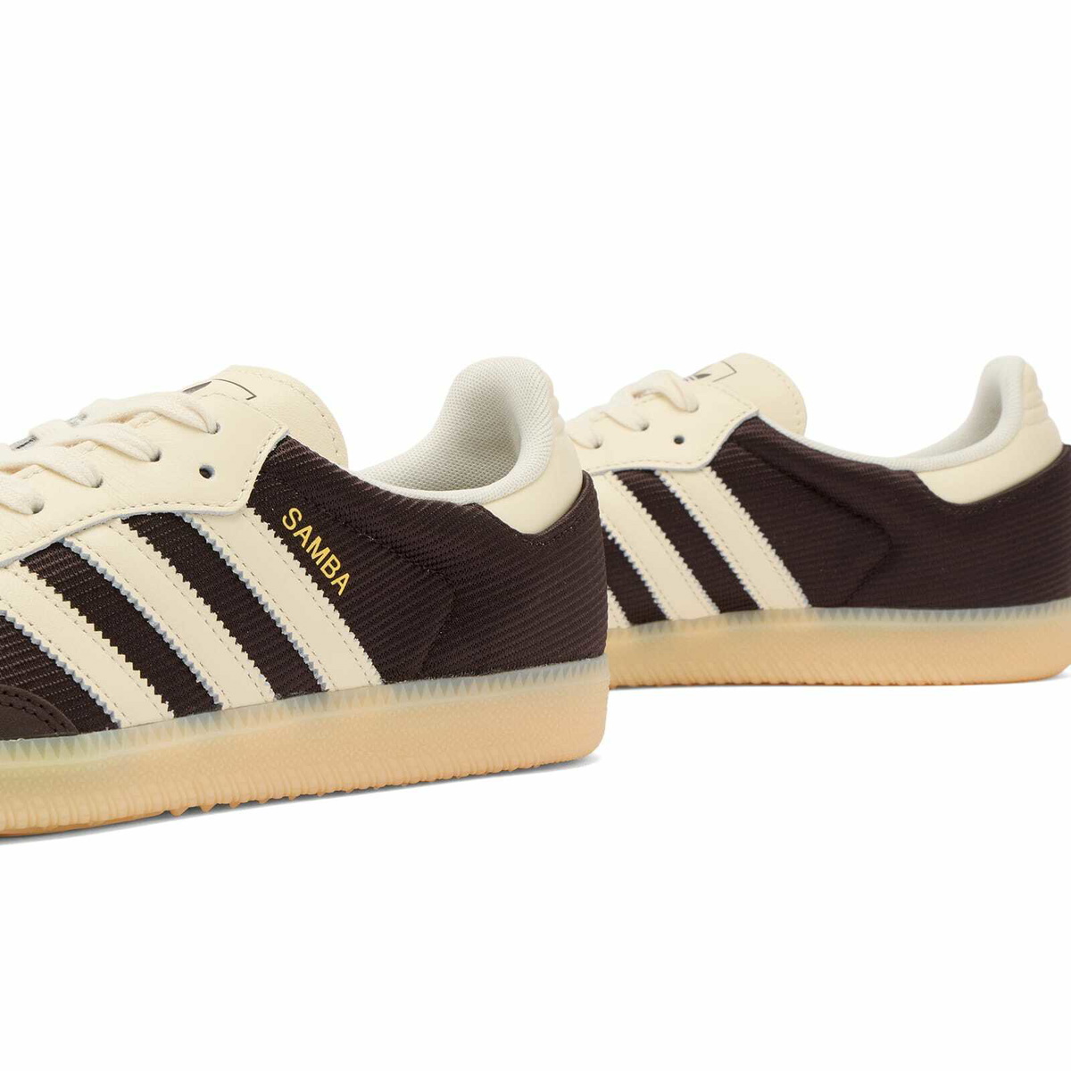 Adidas Samba Og Sneaker in Aurora Coffee/Cream White/Sand Strata