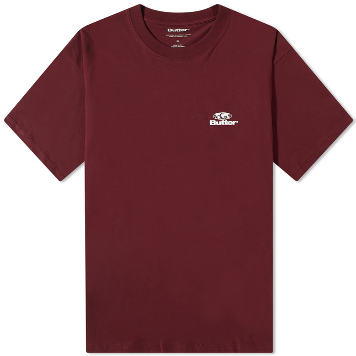 Photo: Butter Goods Organic T-Shirt in Plum