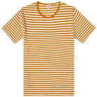 Armor-Lux Women's Mariniere T-Shirt in White/Curry
