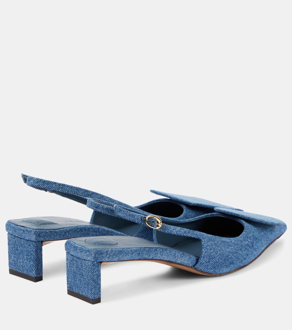 Jacquemus Les Slingbacks Duelo denim slingback pumps Jacquemus