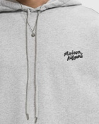 Maison Kitsune HANDWRITING OVERSIZE HOODIE Grey Mens Hoody