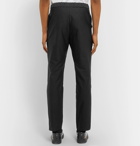 The Row - Black LA Track Slim-Fit Tapered Cotton Trousers - Black