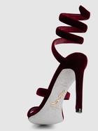 RENÉ CAOVILLA 105mm Cleo Velvet Sandals