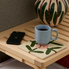 HAY x Emma Kohlmann La Pittura Trivet in Blush Face Vine 