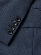 Kingsman - Checked Wool Suit Jacket - Blue