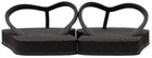 Dsquared2 Black Logo Flip Flops