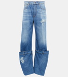 JW Anderson High-rise wide-leg jeans